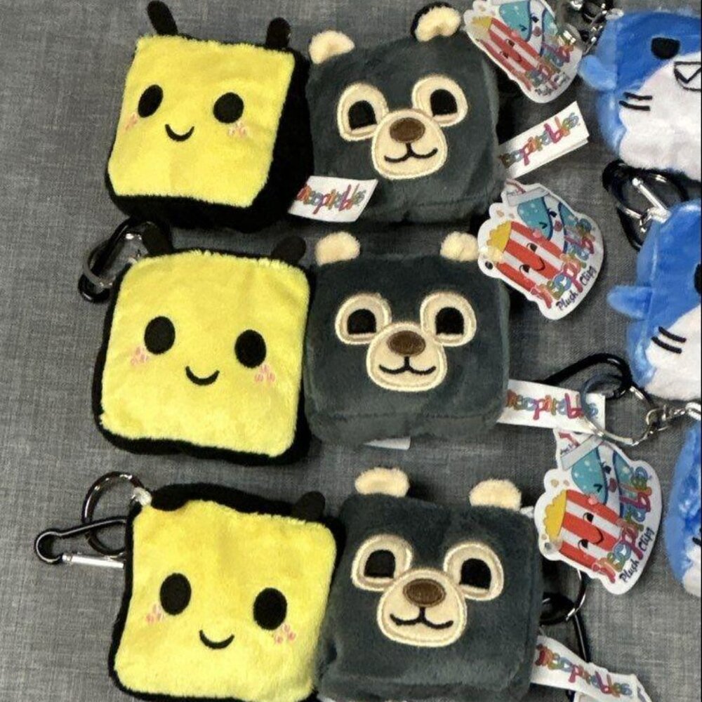 NWT Inseperables Plush Clip   Bear and Bee